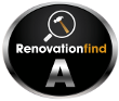 This logo demonstrates a company has received a Silver or A rating from Renovationfind.